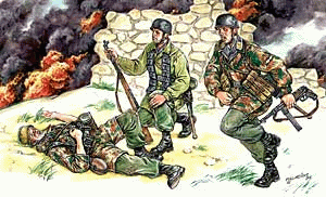 Сборная модель Немецкие парашютисты