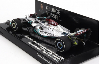 MERCEDES-BENZ GP F1 W13e Team Mercedes-amg Petronas F1 №63 Silverstone British Gp (2022) George Russel, Silver Green