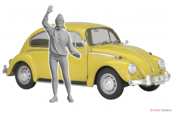 Сборная модель VOLKSWAGEN Beetle Type 1 With Girl Figure 1967