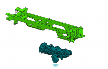 Сборная модель ПЭА-1 "Карпатец" (комплект для самостоятельной сборки)