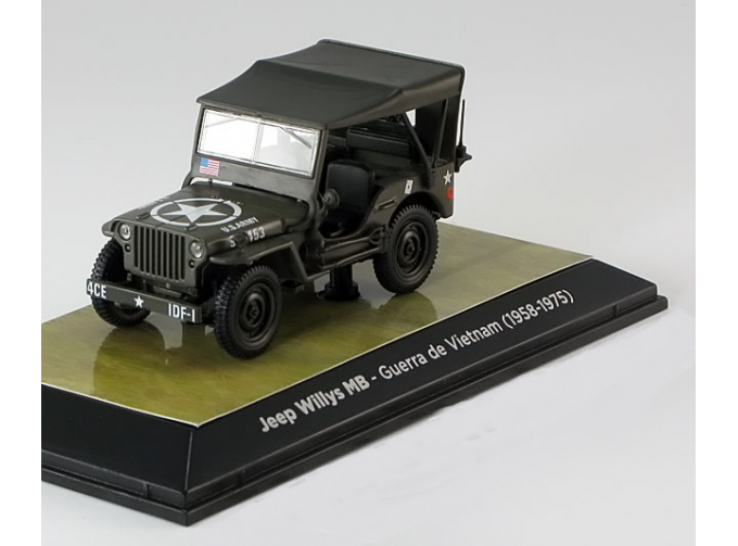 JEEP Willys MB Guerra de Vietnam (1958-1975), olive green