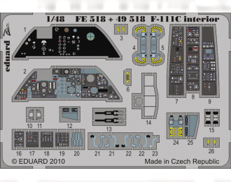 F-111C interior S.A. HOBBY BOSS