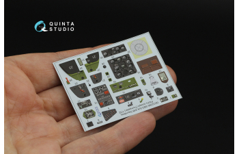 3D Декаль интерьера кабины пилота SBD-5 Dauntless/A-24B Banshee (Trumpeter)