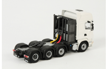 SCANIA R6 Topline 8x4, White Line 1:50, белый