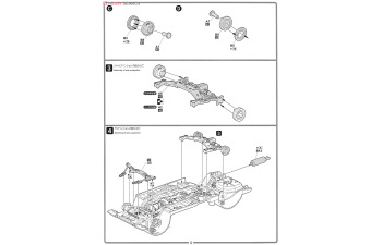 Сборная модель Nissan Laurel Hardtop 2000 4Dr Medalist (C230)