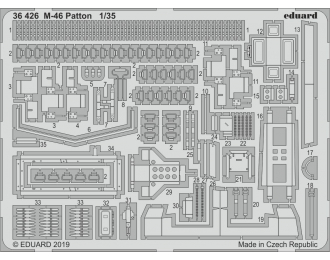 Фототравление M-46 Patton