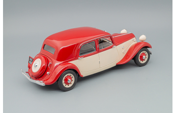 CITROEN 11cv Traction (1937), Red Cream