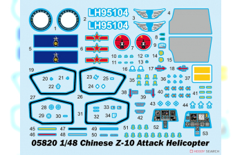 Сборная модель Китайский ударный вертолёт Z-10