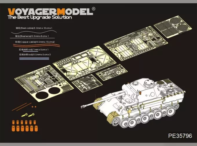 Фототравление для танка Panther Ausf.D