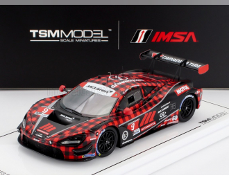 McLAREN 720s Gt3 Evo 4.0l Turbo V8 Team Pfaff Motorsport №9 Imsa Chevrolet Grand Prix (2024) Oliver Jarvis - Marvin Kirchhofer, Red Black
