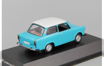 TRABANT 601 de Luxe (1986), blue / white