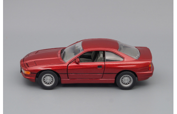 BMW 850i, red metallic