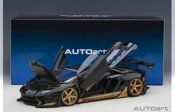 Lamborghini Aventador LB Performance (gloss black / gold accents)