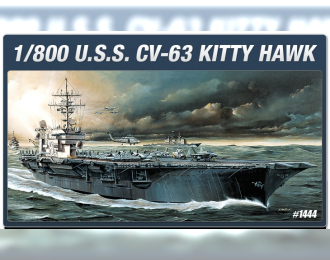 Сборная модель корабль USS CV-63 KITTY HAWK