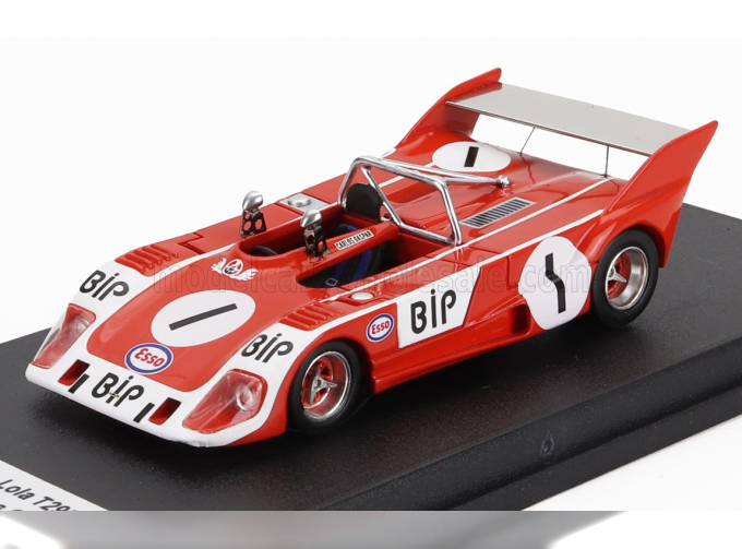 LOLA T292 №1 Winner Rally Vila D0 Conde (1973) Carlos Gaspar, Red White