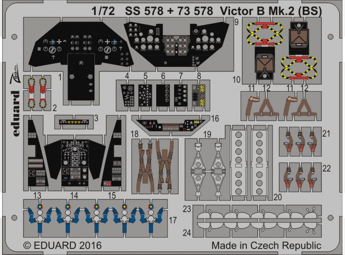 Фототравление для Victor B Mk.2 (BS)