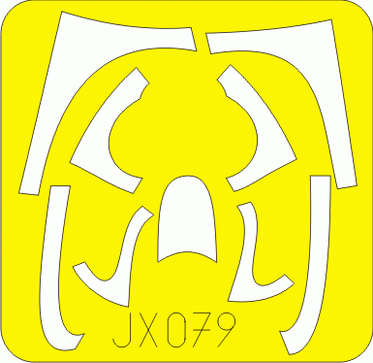 Окрасочная маска Американский палубный истребитель Grumman F8F-1 Bearcat