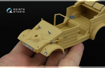 3D Декаль интерьера кабины Kubelwagen Type 82 (Tamiya) (с 3D-печатными деталями)