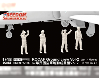 Сборная модель Фигурки ROCAF Ground crew Vol-2 1set : 4 Figures 