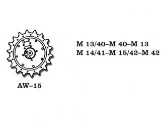 Металлические колеса M 13/40 - M40 - M13 M14/41 - M15/42 - M42