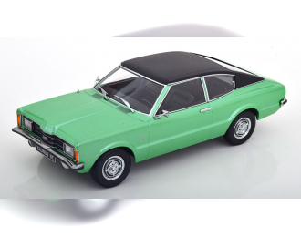 FORD Taunus GT Coupe with vinyl roof (1971), green metallic flatblack