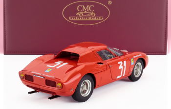 FERRARI 250lm Ch.n5899 Team Scuderia Filipinetti №31 Winner Monza (1964) Nino Vaccarella, Red