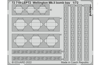 Фототравление Wellington Mk. II, бомболюк