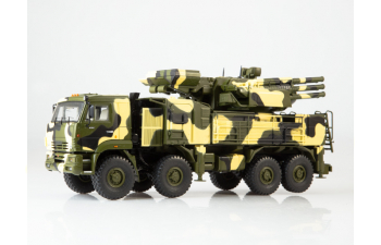 Камский грузовик 6560 ЗРПК 96К6 (Панцирь-С1) камуфляж Пустыня