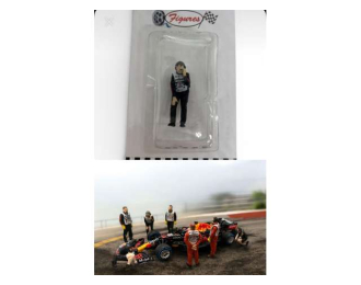 Фигурка маршала трассы в позе Е / Track Oficial E