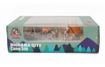 ACCESSORIES Diorama City Camp Site Whit Accessories And Figures, Various