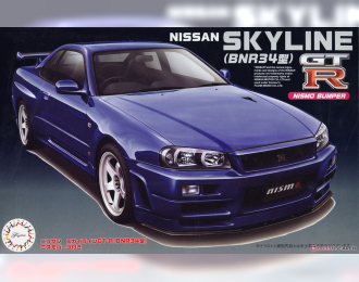 Сборная модель Skyline GT-R BNR34 w/Nismo Parts