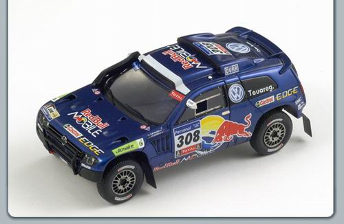 VOIKSWAGEN Race Touareg 3 308 G. De Villiers 2nd Dakar 2011, blue