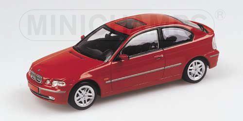 BMW 3-series compact E46 (2000), light red