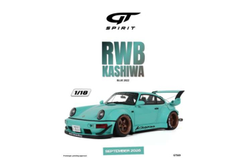 PORSCHE RWB *Kashiwa* *Resin serie* (2022), blue