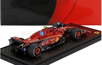 FERRARI F1 Sf-24 Team Scuderia Ferrari Sf24 №55 2nd Austin Usa Gp (2024) Carlos Sainz, Red Black