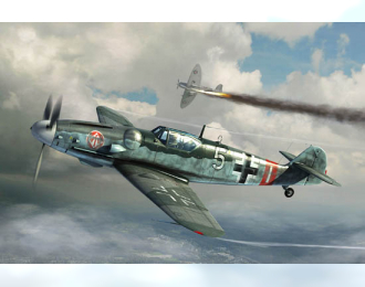 Сборная модель Самолет Мессершмитт Bf 109G-6(поздний)