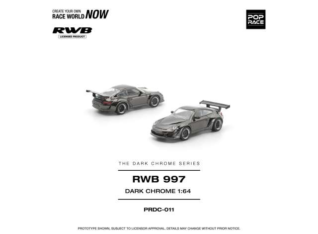PORSCHE RWB 997 *The Dark Chrome Series*, dark chrome