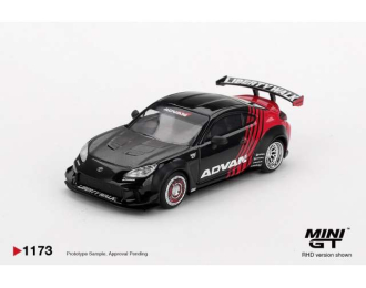 TOYOTA GR86 LB Nation *Advan* (2025), black/red