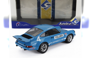 PORSCHE 911 Carrera 3.0 Rsr №4 Iroc Riverside (1974) George Follmer, Blue