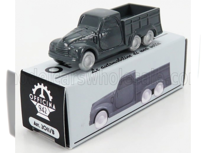 FIAT 500 C Camioncino 3-assi Trasformazione Ollearo (1949), Grey