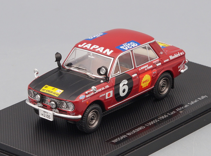 NISSAN Bluebird 1300SS #6 E A. Safari Rally 1966