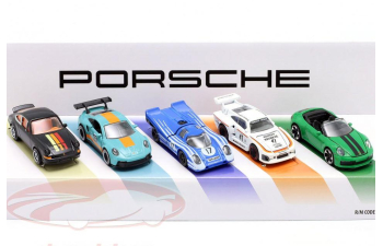 Набор из 5 моделей PORSCHE