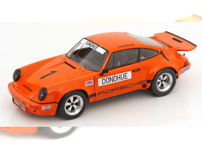 PORSCHE 911 Rs 3.0l Coupe №1 Winner Iroc Daytona, Mark Donohue (1974), orange