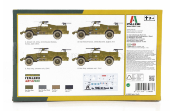 Сборная модель WHITE MOTOR COMPANY M3a1 Scout Car U.s Tank Military 1944