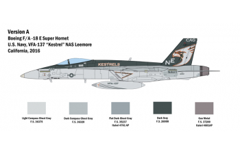 Сборная модель Самолет F/A-18 E SUPER HORNET