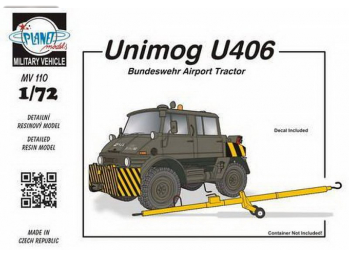 Сборная модель Unimog U406 DoKa Military Airport Tug + AERO