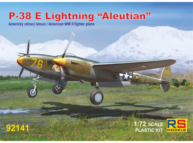 Сборная модель P-38E Lightning "Aleutian"