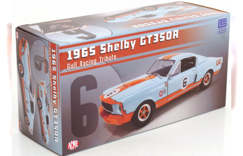 SHELBY GT350R Gulf Racing Tribute (1965), light blue / orange