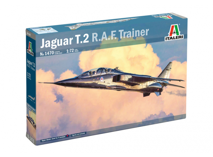 Сборная модель JAGUAR T.2 R.A.F Trainer Military Airplane 1970