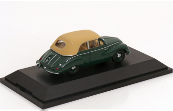 DKW 3=6 Convertible Softtop, dark green creme